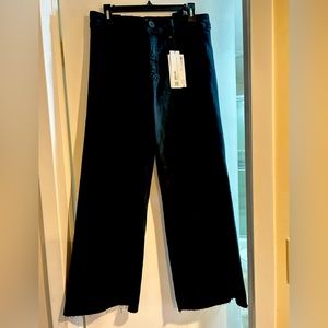 Zara denim marine straight black jeans